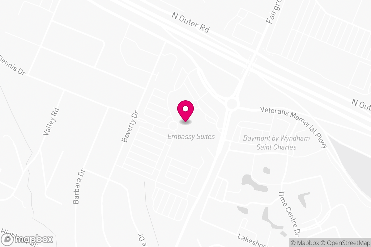 Map of St. Charles Convention Center