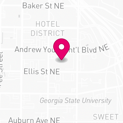 Map of Atlanta Radisson