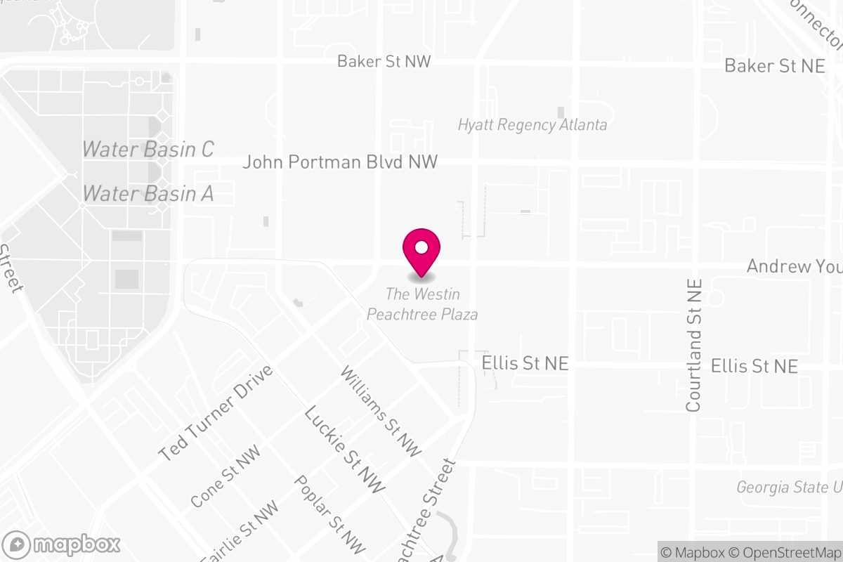 Map of Westin Peachtree Plaza