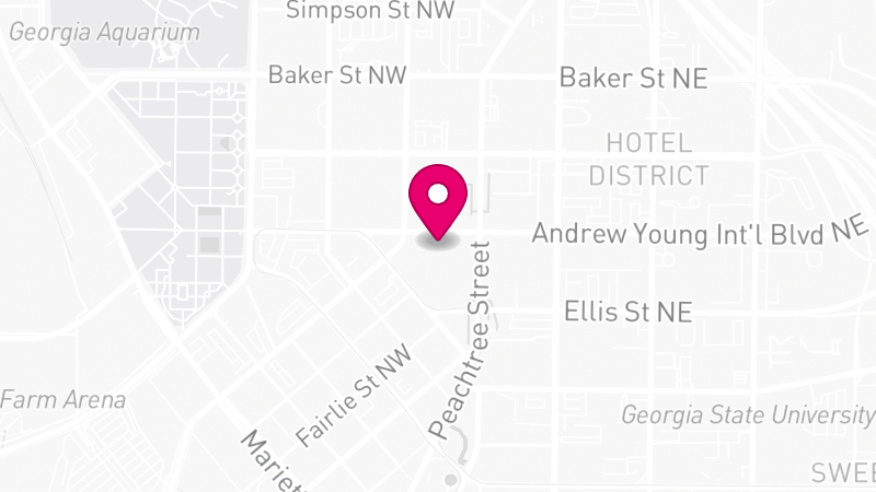 Map of Westin Peachtree Plaza