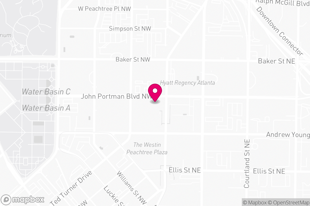 Map of AmericasMart Atlanta