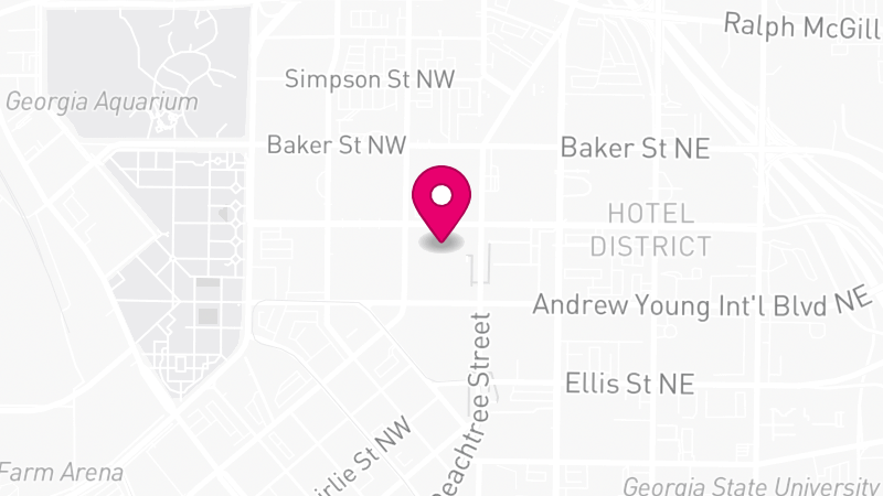 Map of AmericasMart Atlanta