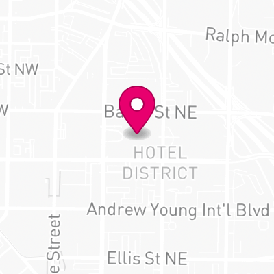 Map of Atlanta Marriott Marquis