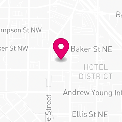 Map of Hyatt Regency Atlanta