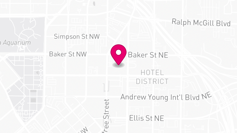 Map of Hyatt Regency Atlanta