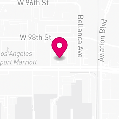 Map of Hilton Los Angeles Airport